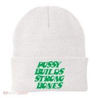 Pussy Builds Strong Bones Beanie thumb 0