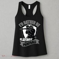 Paint Balling Tee I'd Rather Be Playing Paintball Women's Tank Top thumb 3
