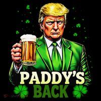 PaddyS Back Trump Beer Shamrock St PatrickS Day Trump Coffee Mug thumb 5