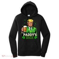 PaddyS Back Trump Beer Shamrock St PatrickS Day Trump Women's Hoodie thumb 0