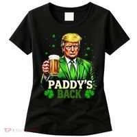 PaddyS Back Trump Beer Shamrock St PatrickS Day Trump Women's T-Shirt thumb 0