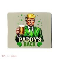 PaddyS Back Trump Beer Shamrock St PatrickS Day Trump Mousepad thumb 0