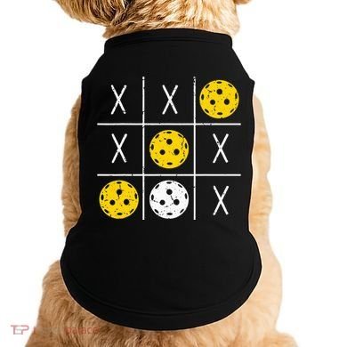 Pickleball Ball Tic-Tac-Toe Game XO-XO Funny Doggie Tank
