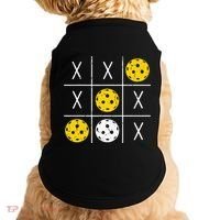 Pickleball Ball Tic-Tac-Toe Game XO-XO Funny Doggie Tank thumb 0