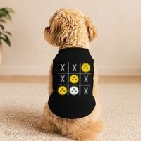Pickleball Ball Tic-Tac-Toe Game XO-XO Funny Doggie Tank thumb 2