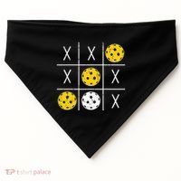 Pickleball Ball Tic-Tac-Toe Game XO-XO Funny USA-Made Doggie Bandana thumb 0