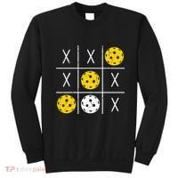 Pickleball Ball Tic-Tac-Toe Game XO-XO Funny Sweatshirt thumb 0