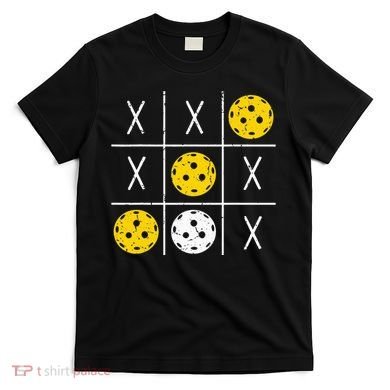 Pickleball Ball Tic-Tac-Toe Game XO-XO Funny T-Shirt