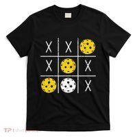 Pickleball Ball Tic-Tac-Toe Game XO-XO Funny T-Shirt thumb 0