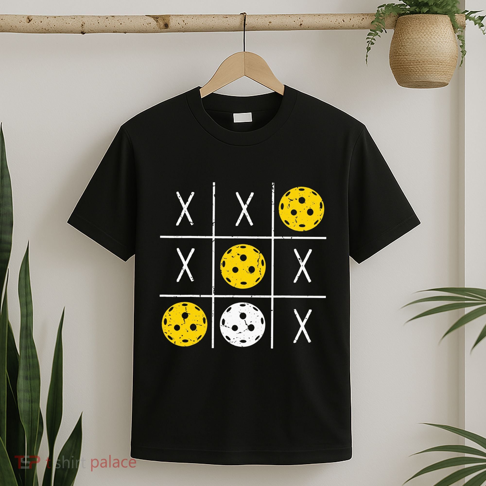 Pickleball Ball Tic-Tac-Toe Game XO-XO Funny T-Shirt