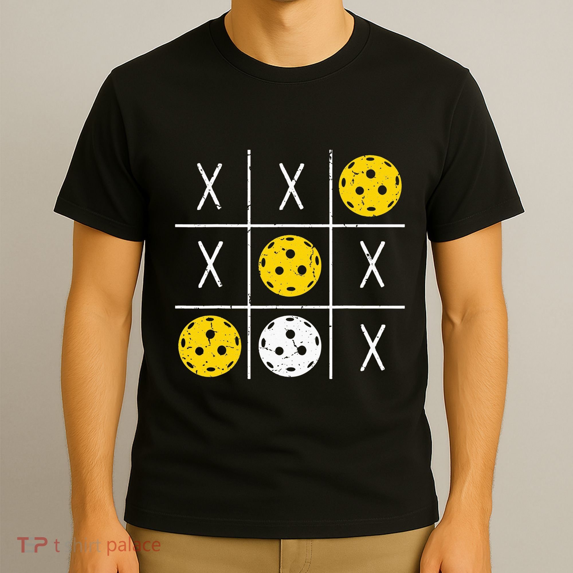 Pickleball Ball Tic-Tac-Toe Game XO-XO Funny T-Shirt