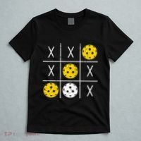 Pickleball Ball Tic-Tac-Toe Game XO-XO Funny T-Shirt thumb 5