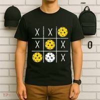 Pickleball Ball Tic-Tac-Toe Game XO-XO Funny T-Shirt thumb 6
