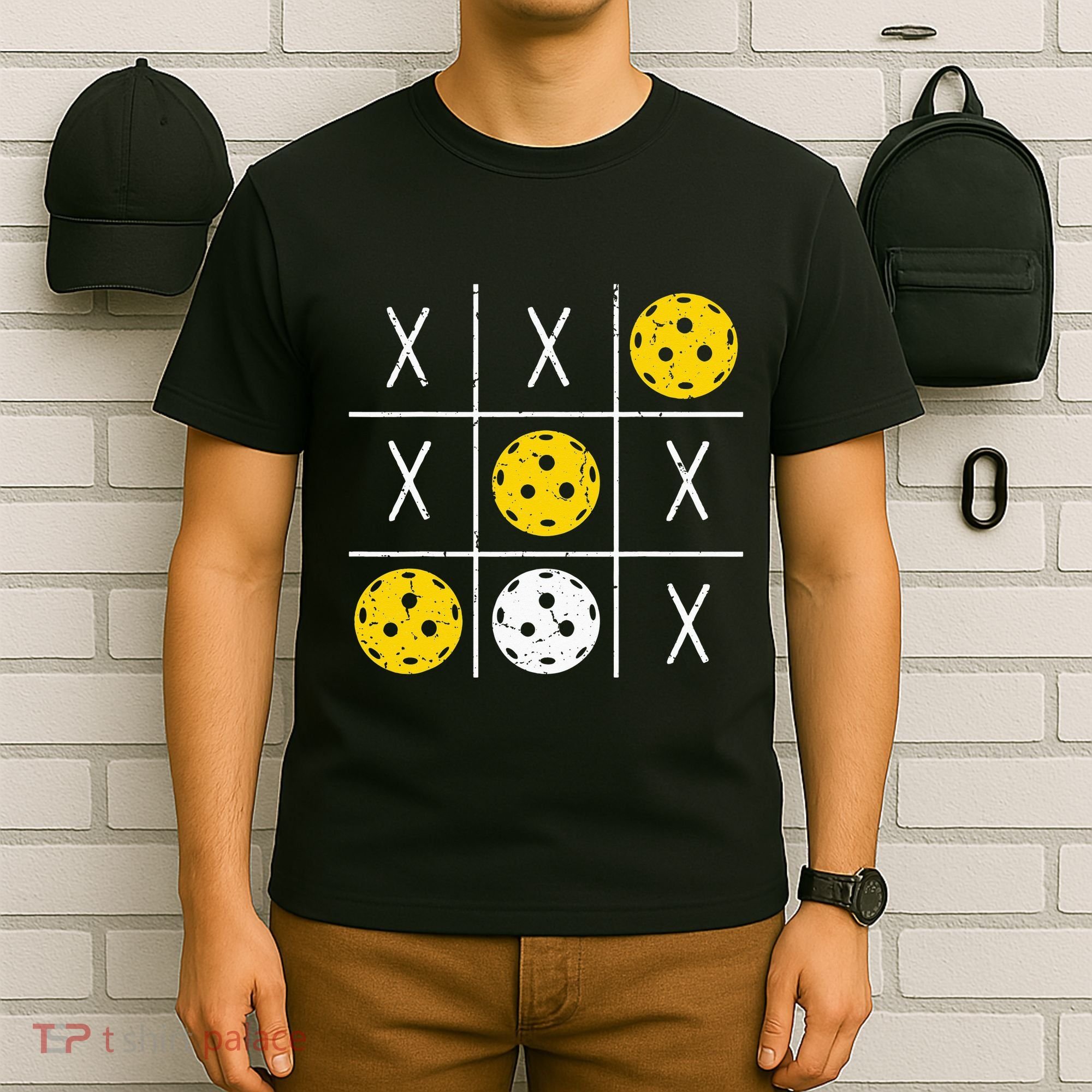 Pickleball Ball Tic-Tac-Toe Game XO-XO Funny T-Shirt