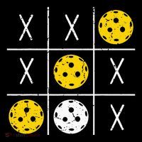 Pickleball Ball Tic-Tac-Toe Game XO-XO Funny Women's Hoodie thumb 2