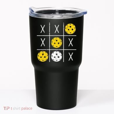 Pickleball Ball Tic-Tac-Toe Game XO-XO Funny Tumbler
