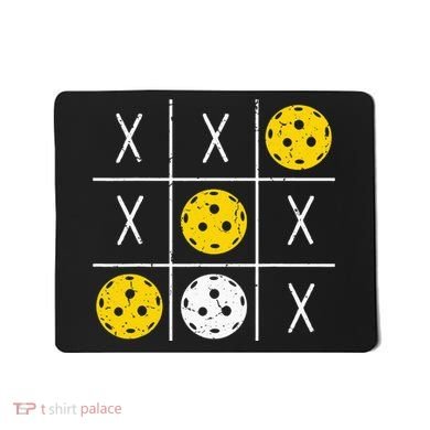 Pickleball Ball Tic-Tac-Toe Game XO-XO Funny Mousepad