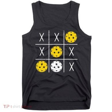 Pickleball Ball Tic-Tac-Toe Game XO-XO Funny Tank Top