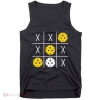 Pickleball Ball Tic-Tac-Toe Game XO-XO Funny Tank Top thumb 0