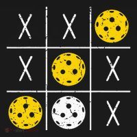 Pickleball Ball Tic-Tac-Toe Game XO-XO Funny Kids Sweatshirt thumb 2