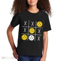 Pickleball Ball Tic-Tac-Toe Game XO-XO Funny Kids T-Shirt thumb 2