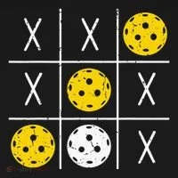 Pickleball Ball Tic-Tac-Toe Game XO-XO Funny Kids T-Shirt thumb 4