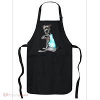 Pit Bull Tattoo I Love Mom Apron thumb 0