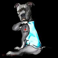 Pit Bull Tattoo I Love Mom Coffee Mug thumb 5