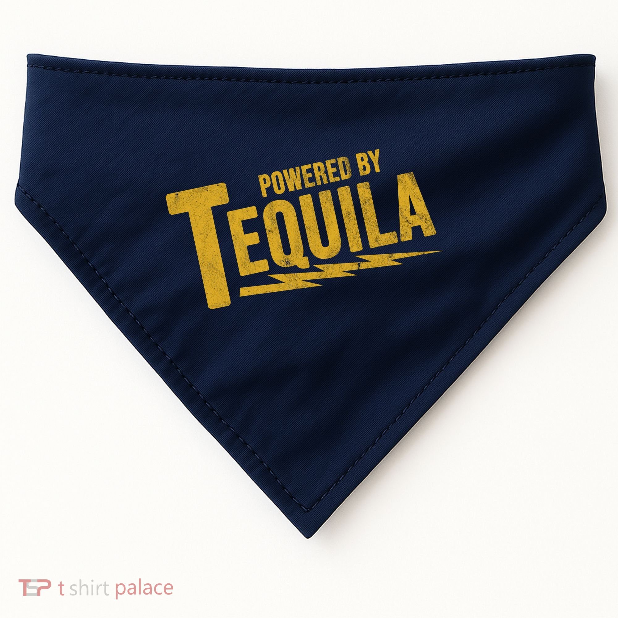Powered By Tequila USA-Made Doggie Bandana