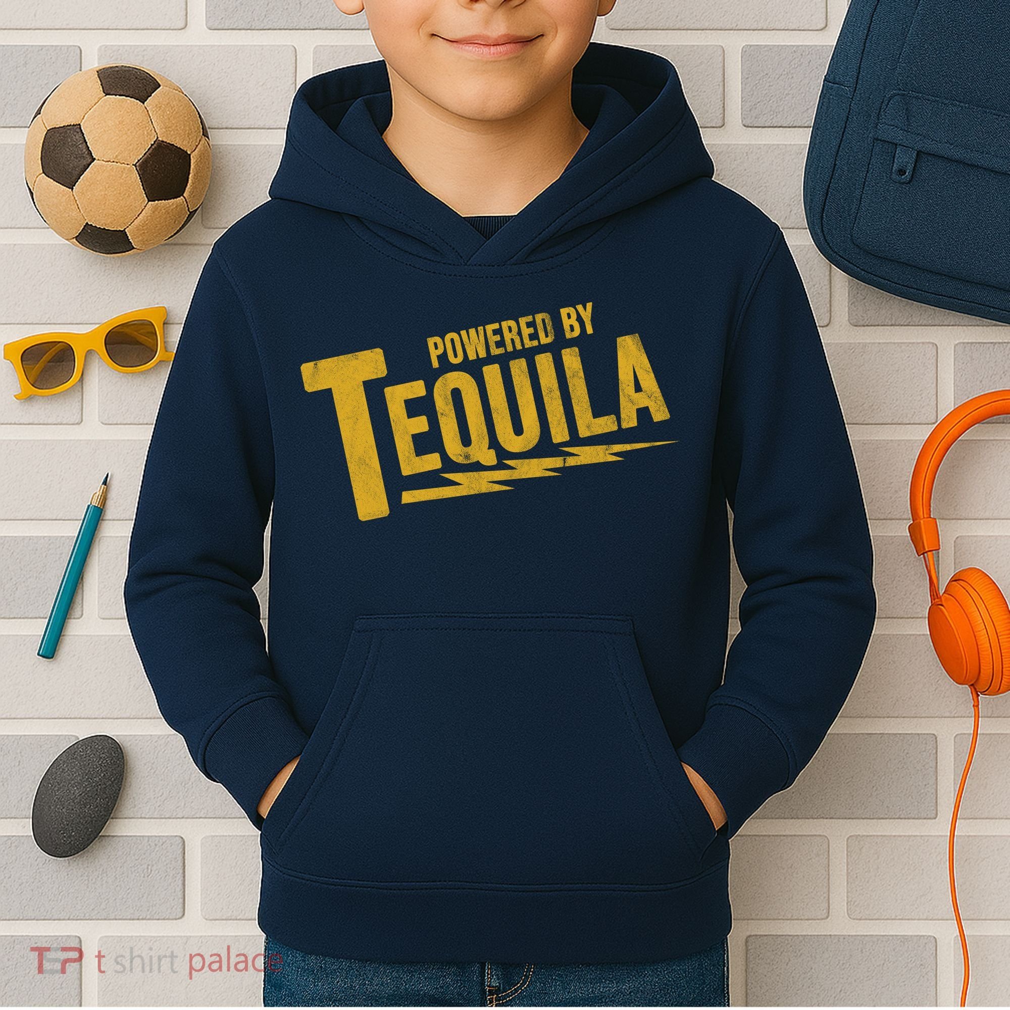 Powered By Tequila Kids Hoodie