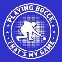 Playing Bocce ThatS My Game Bocce Ball Player Meaningful Gift Coaster thumb 2