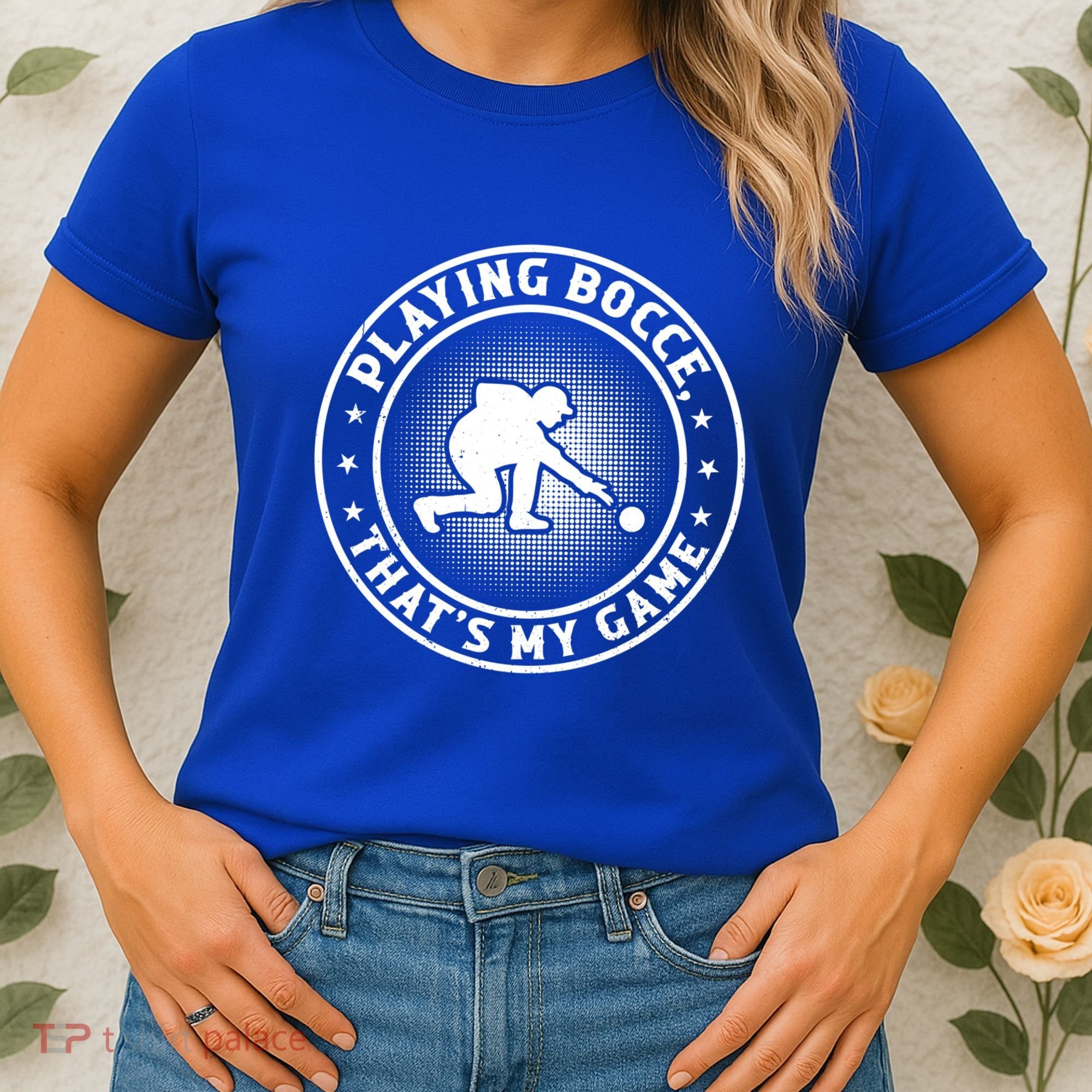 Playing Bocce ThatS My Game Bocce Ball Player Meaningful Gift Women's T-Shirt