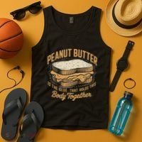 Peanut Butter The Glue That Holds This Body Together Tank Top thumb 4