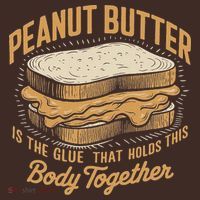 Peanut Butter The Glue That Holds This Body Together Kids Hoodie thumb 2