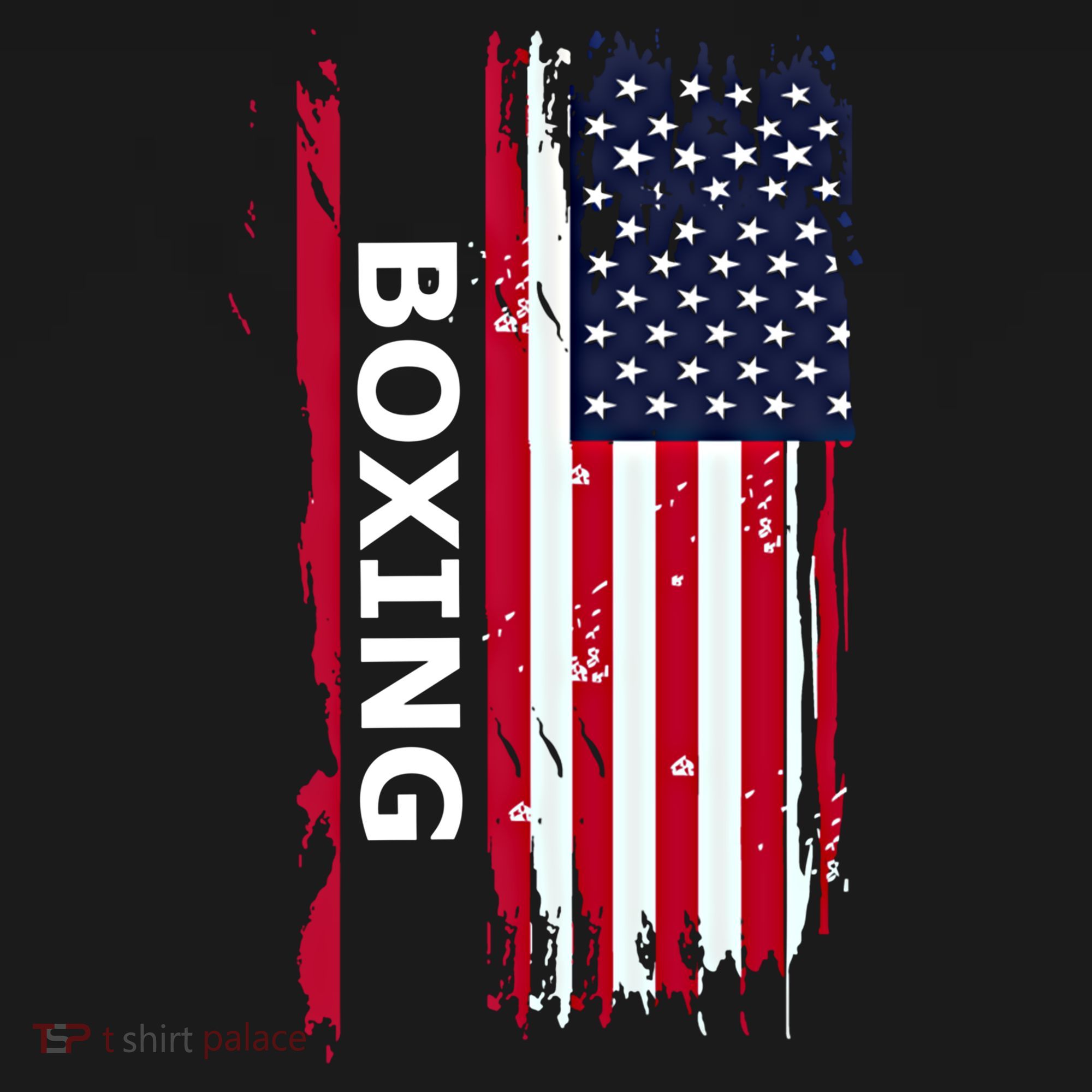 Patriotic Boxing Usa Flag Boxing Gift Black Small Women's Hoodie