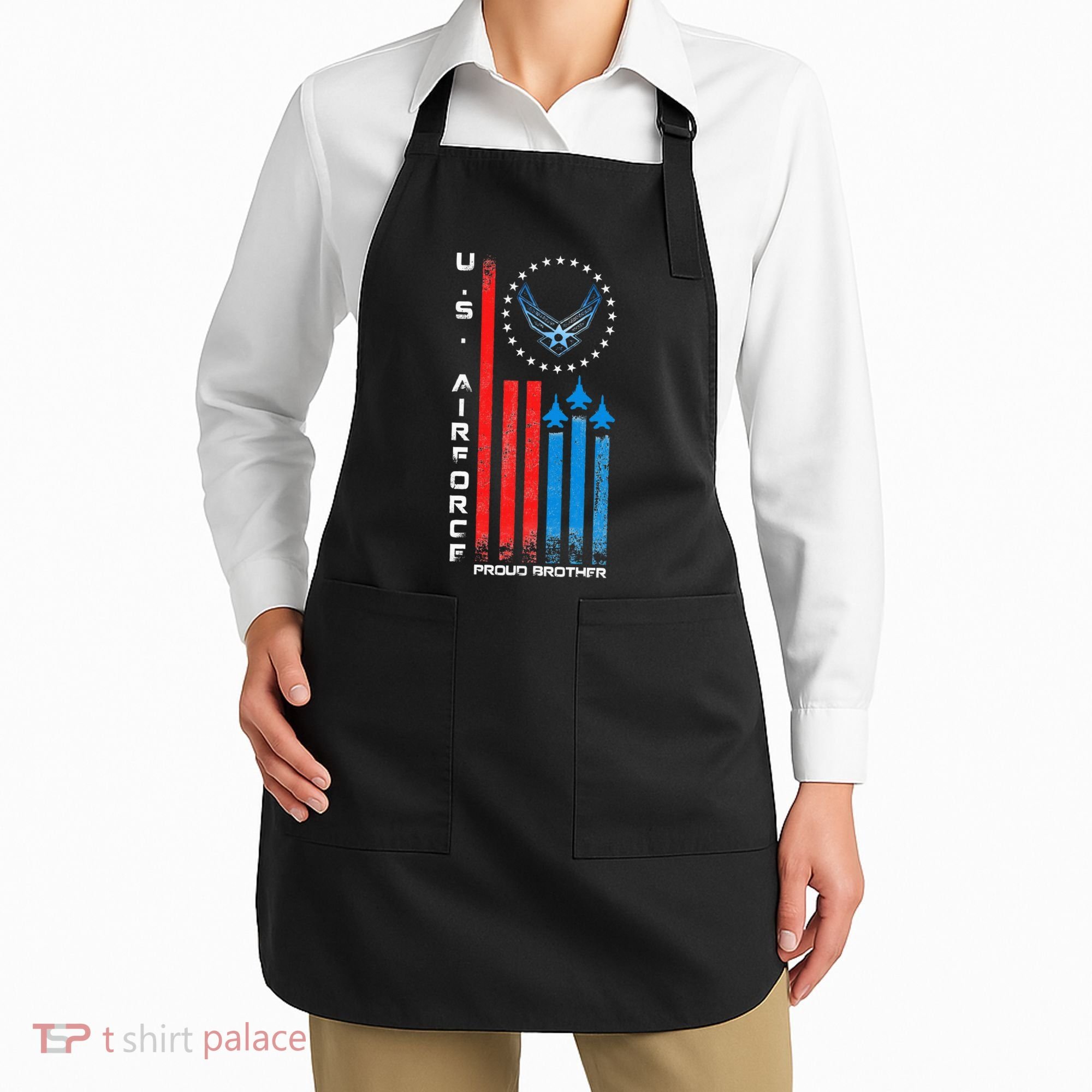 Proud Brother Usa Flag Apron