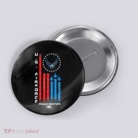 Proud Brother Usa Flag Button thumb 0