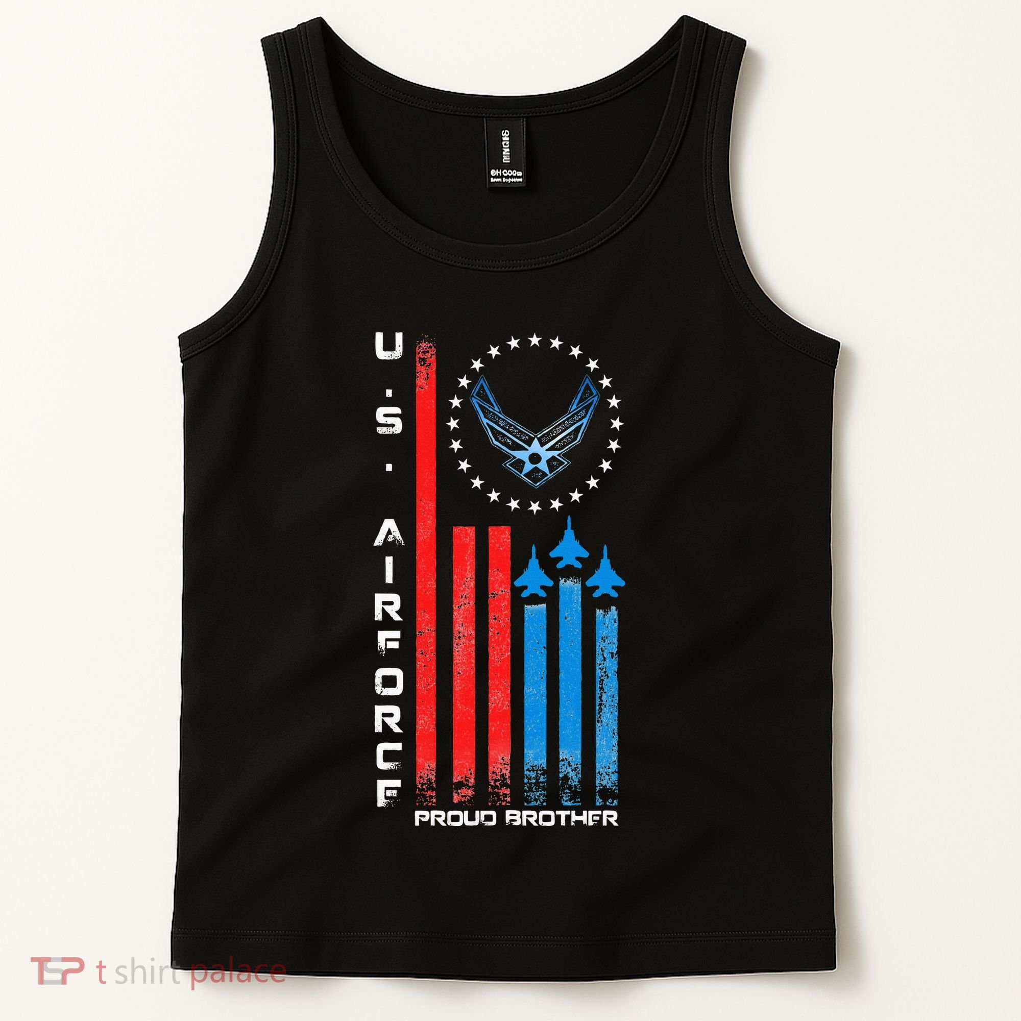 Proud Brother Usa Flag Tank Top
