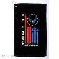 Proud Brother Usa Flag Golf Towel thumb 0