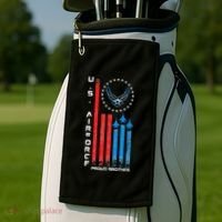 Proud Brother Usa Flag Golf Towel thumb 2