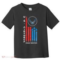 Proud Brother Usa Flag Toddler T-Shirt thumb 0