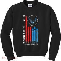 Proud Brother Usa Flag Kids Sweatshirt thumb 0