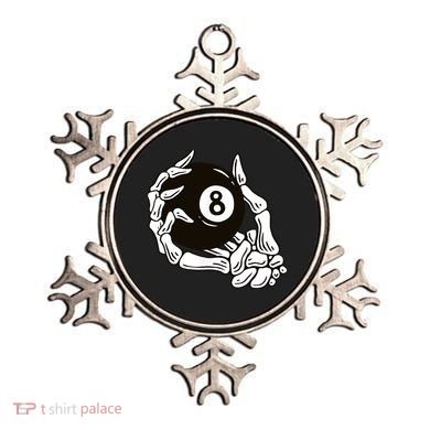 Pool billiards vintage 8 eight ball Ornament