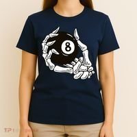 Pool billiards vintage 8 eight ball T-Shirt thumb 4