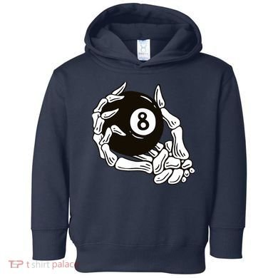 Pool billiards vintage 8 eight ball Toddler Hoodie