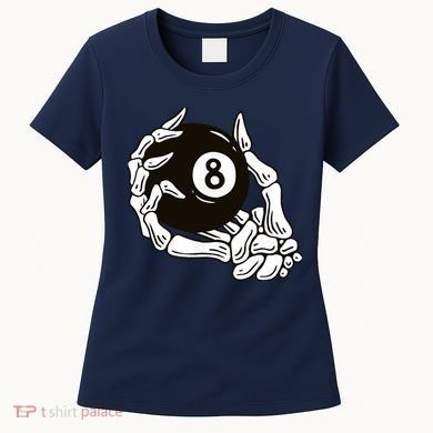 Pool billiards vintage 8 eight ball Women's T-Shirt