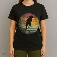 Parrot Bird Vintage Distressed Retro Style Silhouette 70s T-Shirt thumb 4