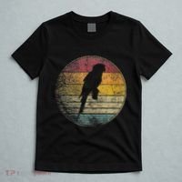 Parrot Bird Vintage Distressed Retro Style Silhouette 70s T-Shirt thumb 5