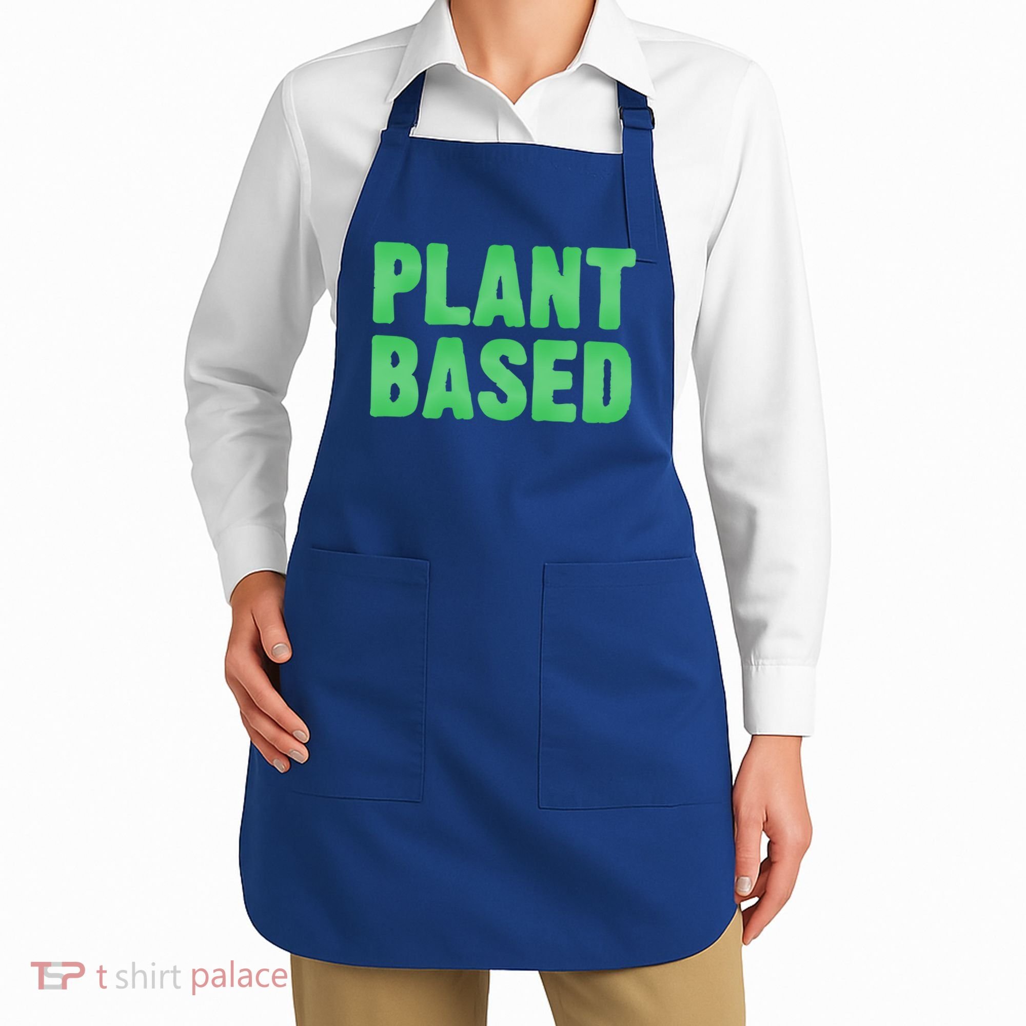 Plant Based Vegan Funny Vegetarian Saying Gift Cool Gift Apron