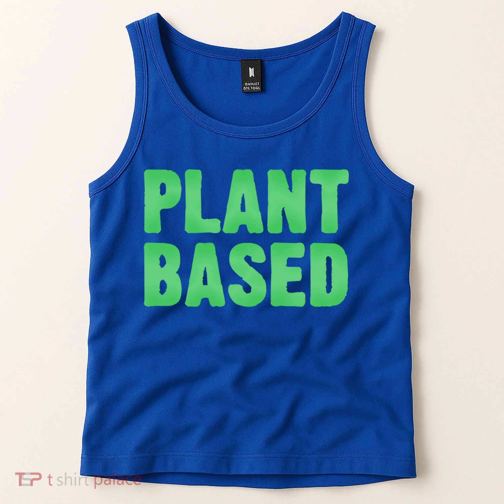 Plant Based Vegan Funny Vegetarian Saying Gift Cool Gift Tank Top